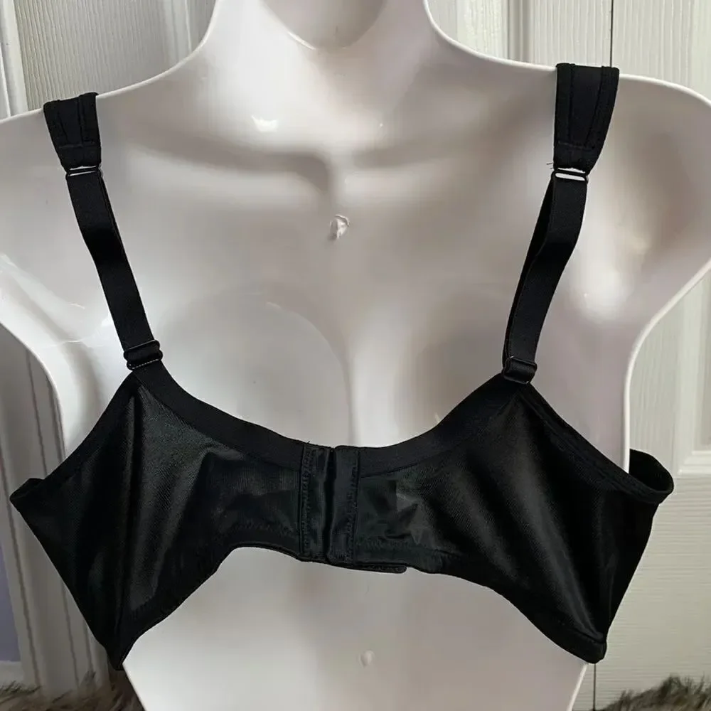 Lane Bryant Cacique Smooth Balconette Lightly Lined Bra Black 40DD